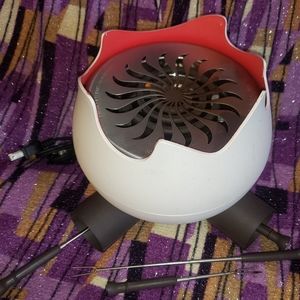 Sharper Image Flameless Marshmallow S'mores Maker, Includes Four Forks and Easy